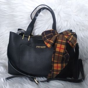 NWT STEVE MADDEN SATCHEL HANDBAG AND CLUTCH